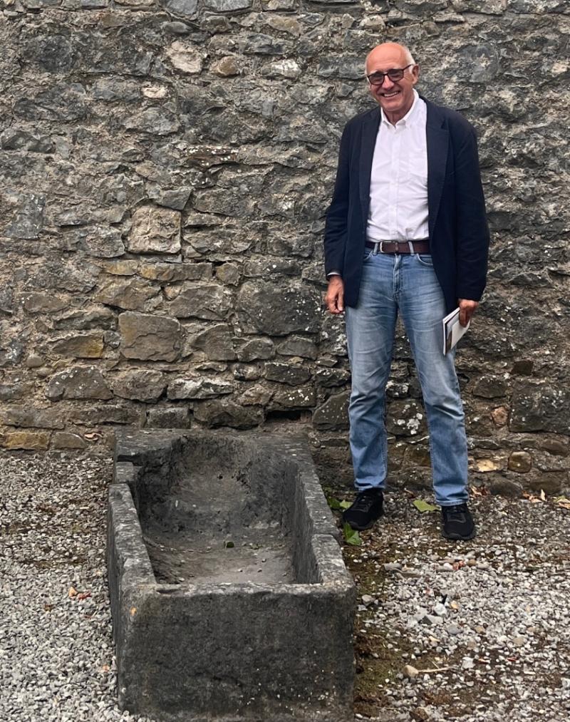 Englishman travels to Kilkenny to visit ancient ancestor