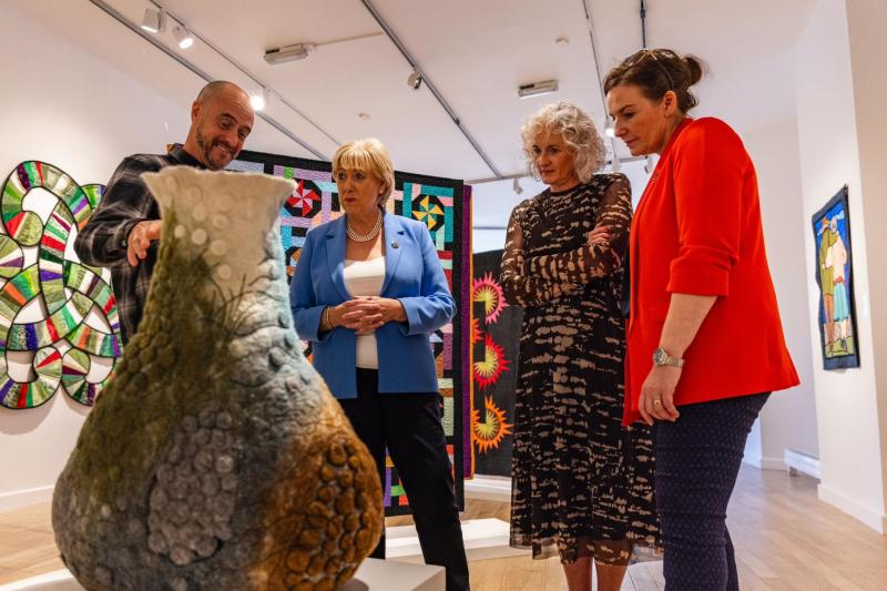 Presidential candidate Heather Humphreys makes whistle-stop tour of Kilkenny