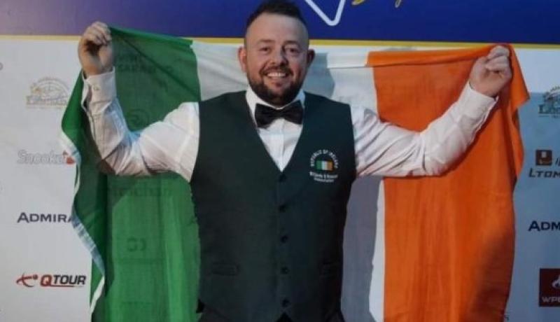 Kilkenny snooker player into the last 16 of the Senior European Championships