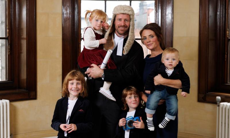 Kilkenny family celebrate major milestone in the career of local barrister
