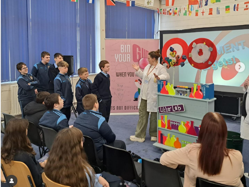 Litter disposal roadshow visits Kilkenny schools