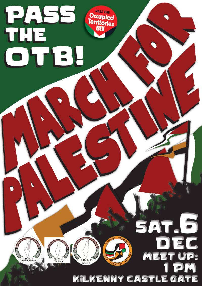 Kilkenny events in support of Palestine to take place this weekend