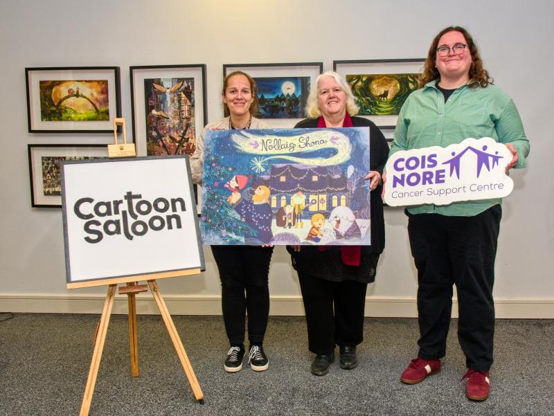 Kilkenny's Cartoon Saloon designs charity Christmas card 
