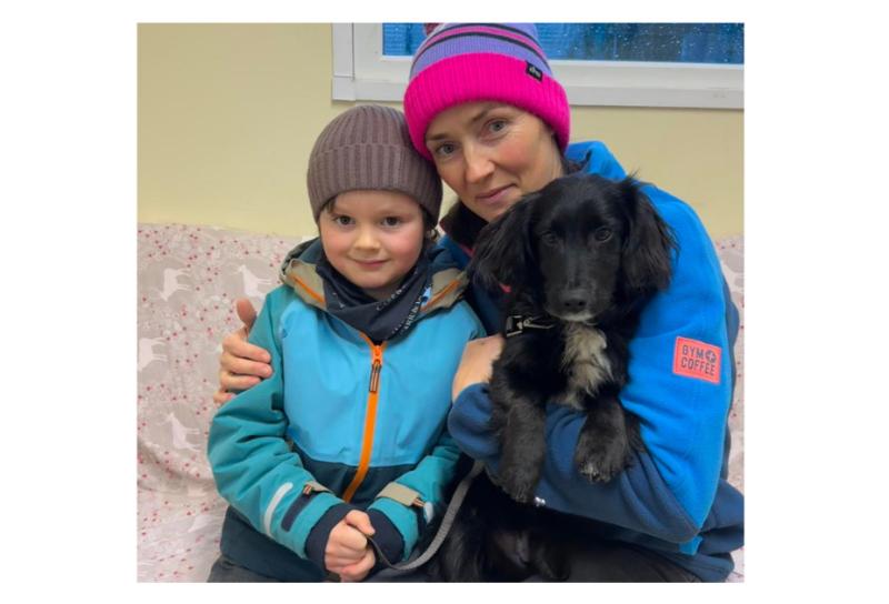 'What a lucky pup'- Mum and son duo adopt CoCo the puppy from Kilkenny dog shelter 