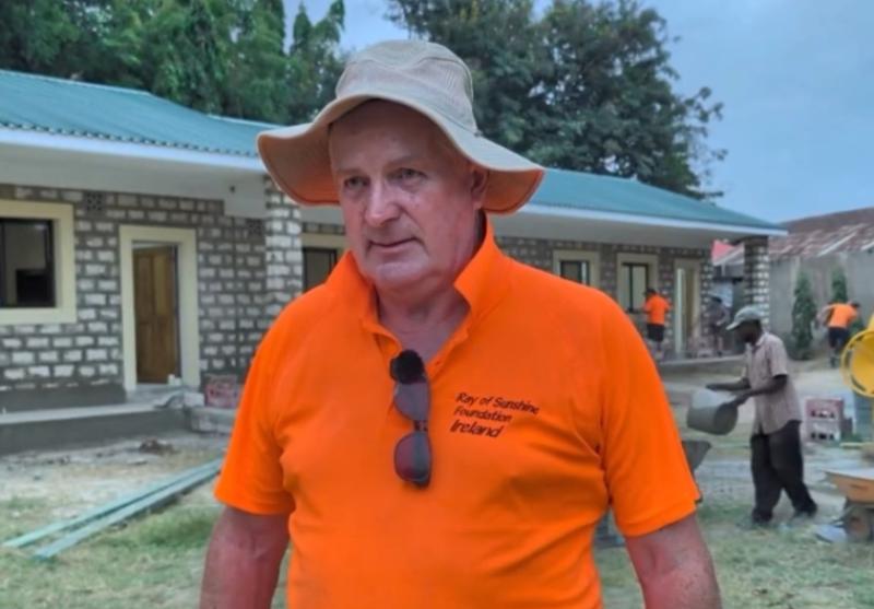 Kilkenny man to the fore as new classrooms built in remote part of Kenya 