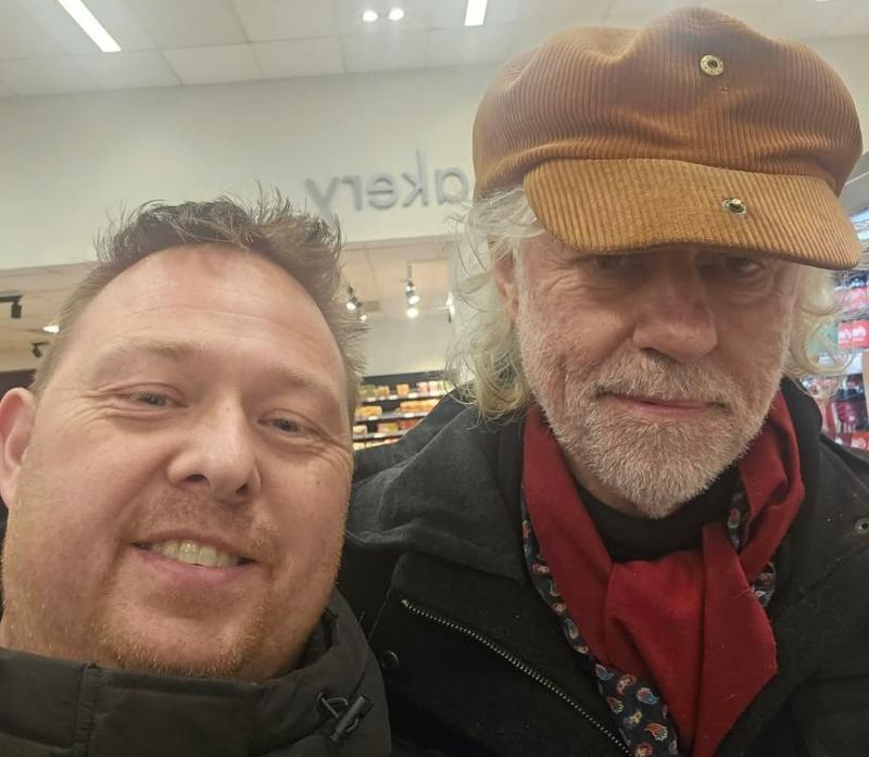 'Hey Bob' - Kilkenny music fan blown away as he meets Bob Geldof in supermarket 