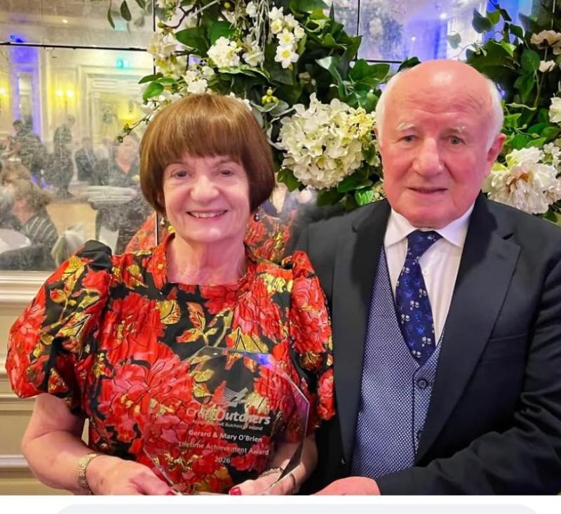Much loved Kilkenny couple receive Lifetime Achievement Award 