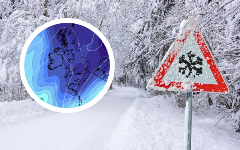 IRELAND SNOW MAP - Where will it snow as Met &Eacute;ireann issue new weather warnings?