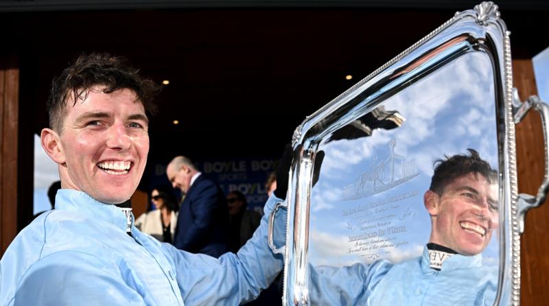 Kilkenny jockey celebrates Irish Grand National success at Fairyhouse