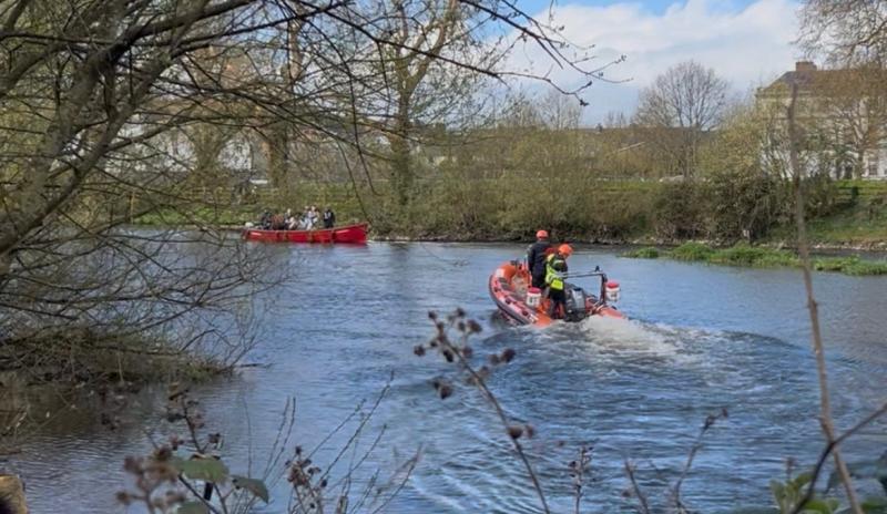 Emergency responders rush to incident on river in Kilkenny