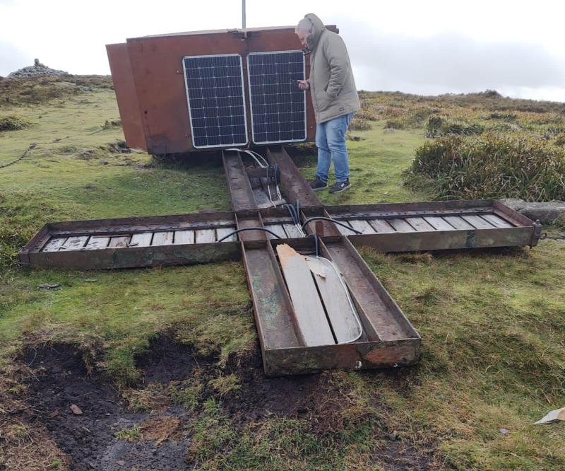 Cross on the highest peak in Kilkenny fallen and damaged