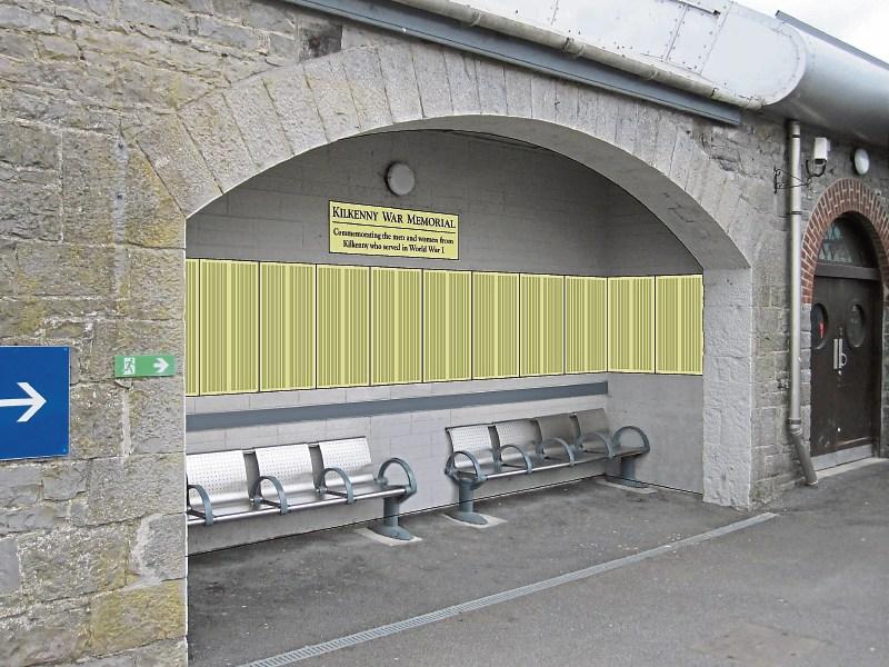 Worl War 1 Memorial at Kilkenny Train Station