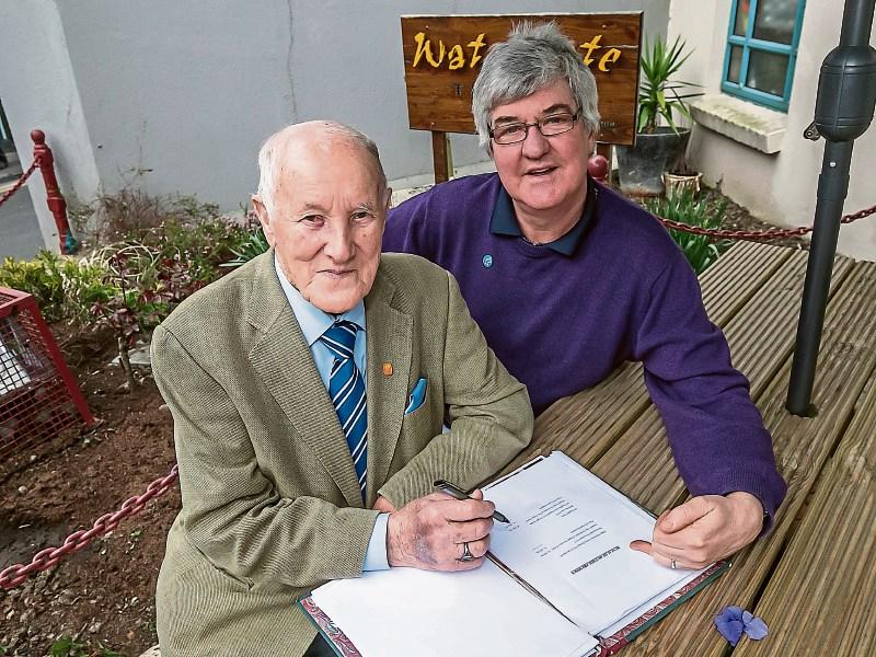 Pat Shortis only two years away from playing Watergate Kilkenny on his 100th birthday