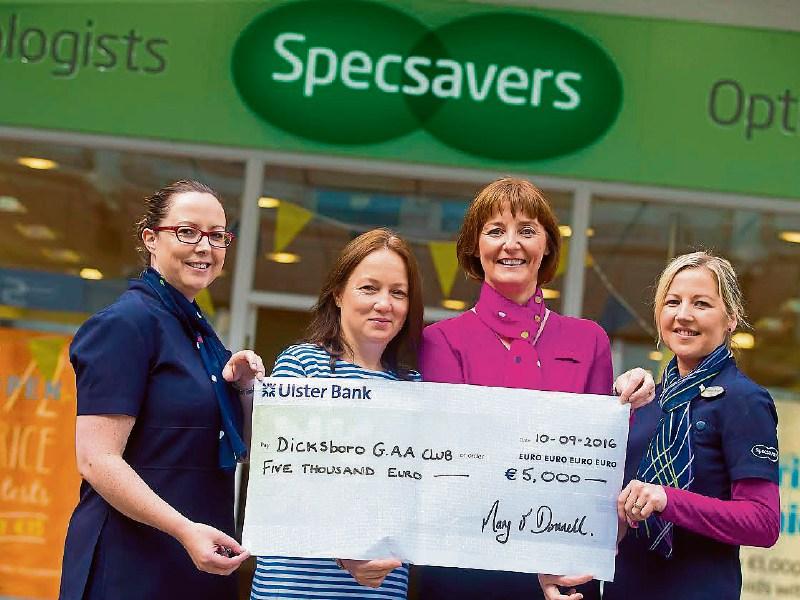 Dicksboro club wins €5,000 from Specsavers