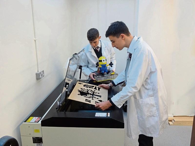 The new 2D laser cutter.