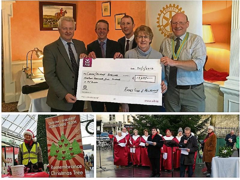 Kilkenny Rotary hands over huge cheque to Home Care team after mega fundraising drive