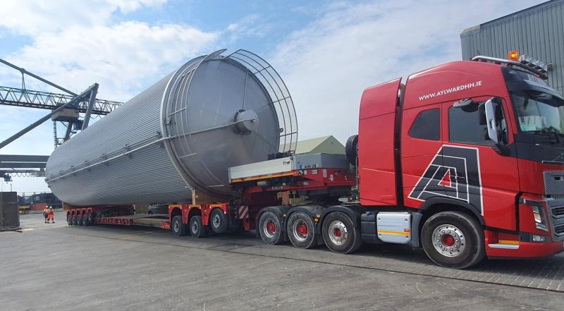Tank arrival cheese factory