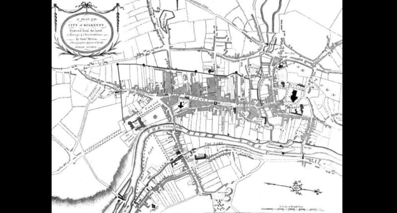 Kilkenny City map 