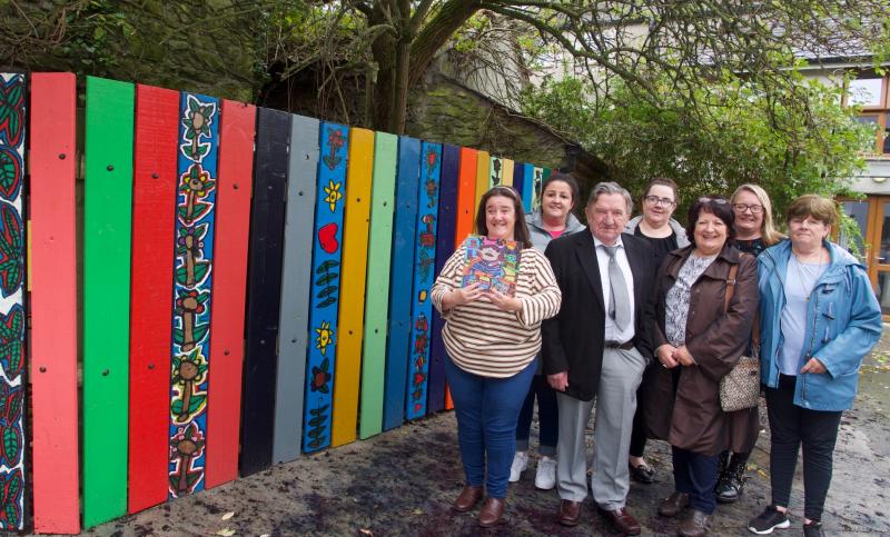 Artist transforms fence at Kilkenny's KCAT Centre into a work of art 