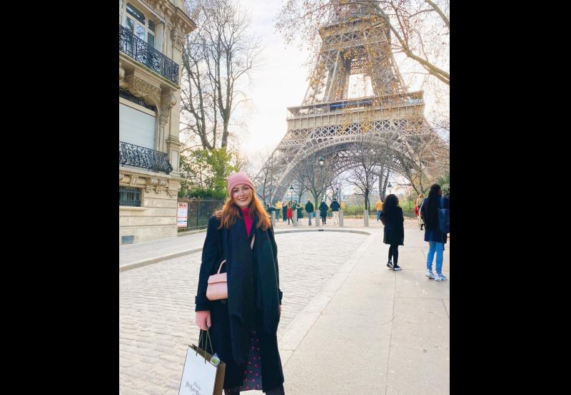 Rebecca Bergin in Paris 