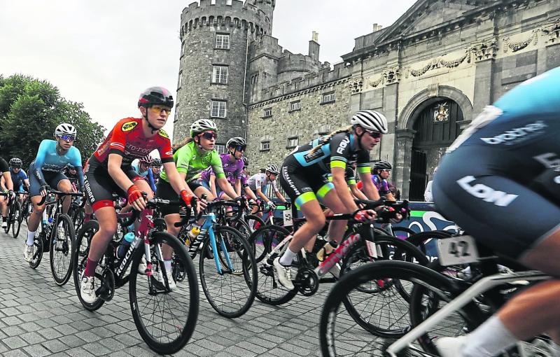 Time trial around the Castle as the Rás na mBan returns to Kilkenny