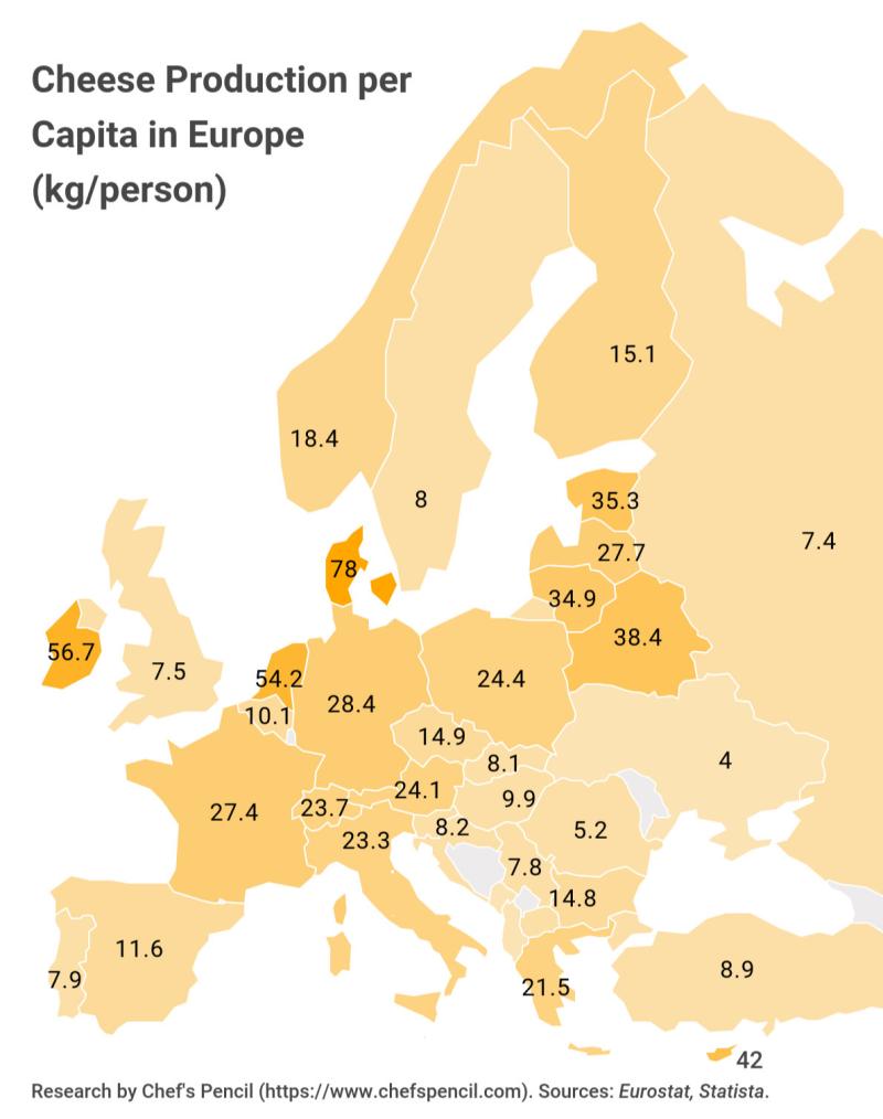 Cheese map