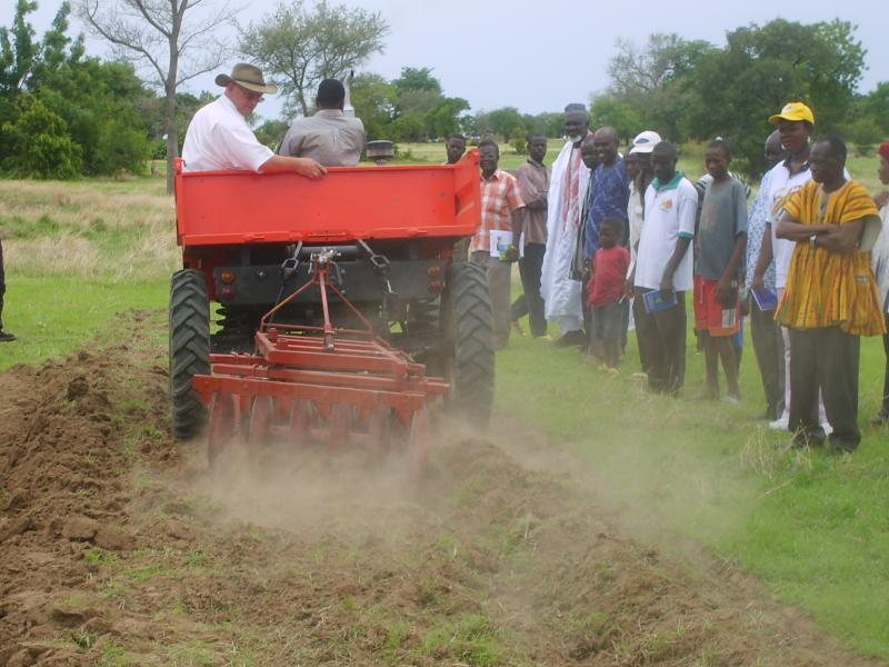 Danesfort-designed tractor returns from Ghana after 17 years 