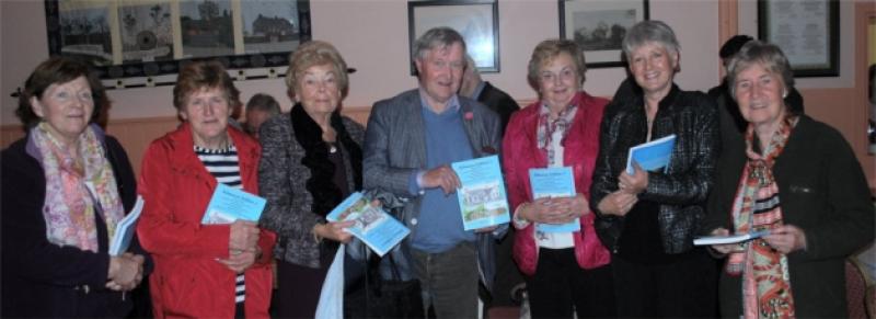 Kathleen Doody, Ann O Neill, Helen Phelan, Alice Gaule Ayres, Joan Gaule Heary, Phylis Cooke, all past pupils of the old Presentation  with Jimmie Cooke, author at the launch of his book in Kilmacow.