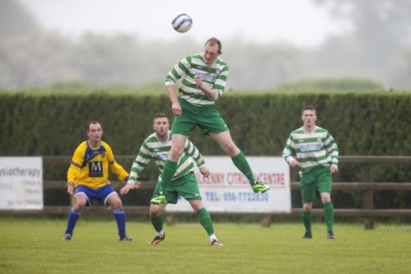 Sean Barcoe in action for Evergreen A. Photo: Mark Desmond