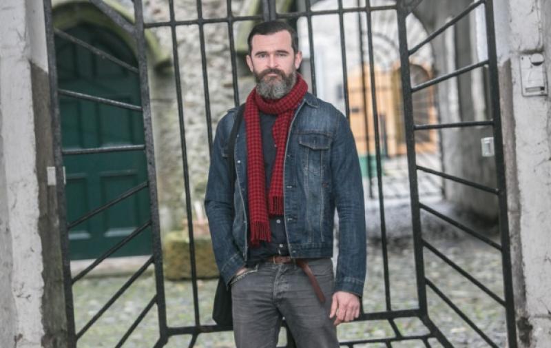 Alan Raggett pictured outside Rothe House last Thursday. Photo: Pat Moore.