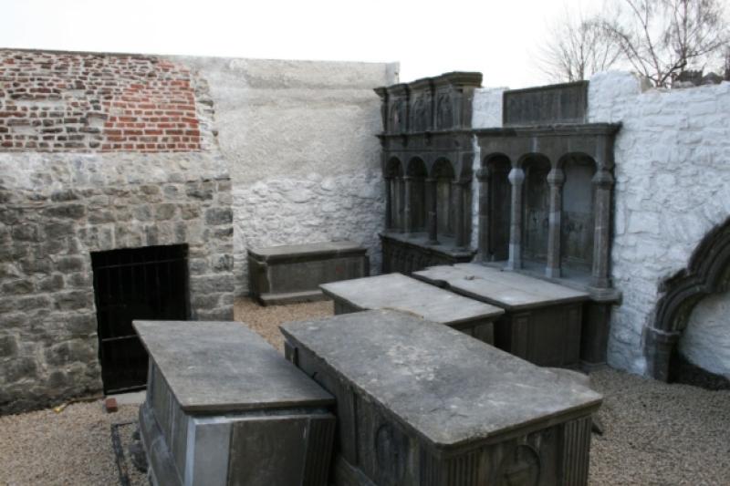 Shee burial tombs at St Mary's following restoration.