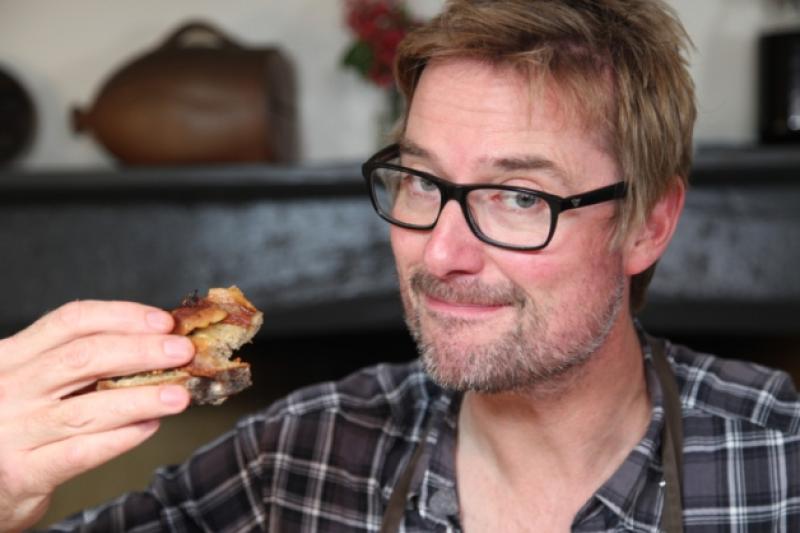 Steven Lamb of  the world famous River Cottage restaurant, cookery school and TV series in Devon,officially opened the pioneering new School of Food in Thomastown today.