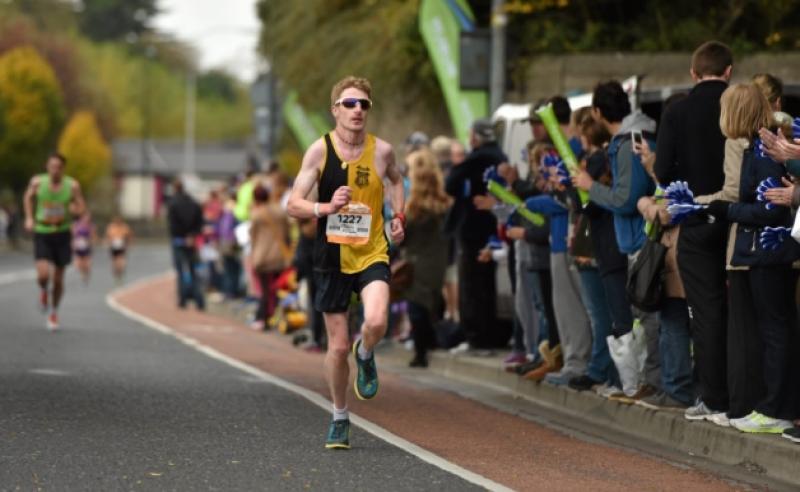 David McPherson (Kilkenny City Harriers AC) in action during the SSE Airtricity Dublin Marathon. Photo: Barry Cregg/SPORTSFILE