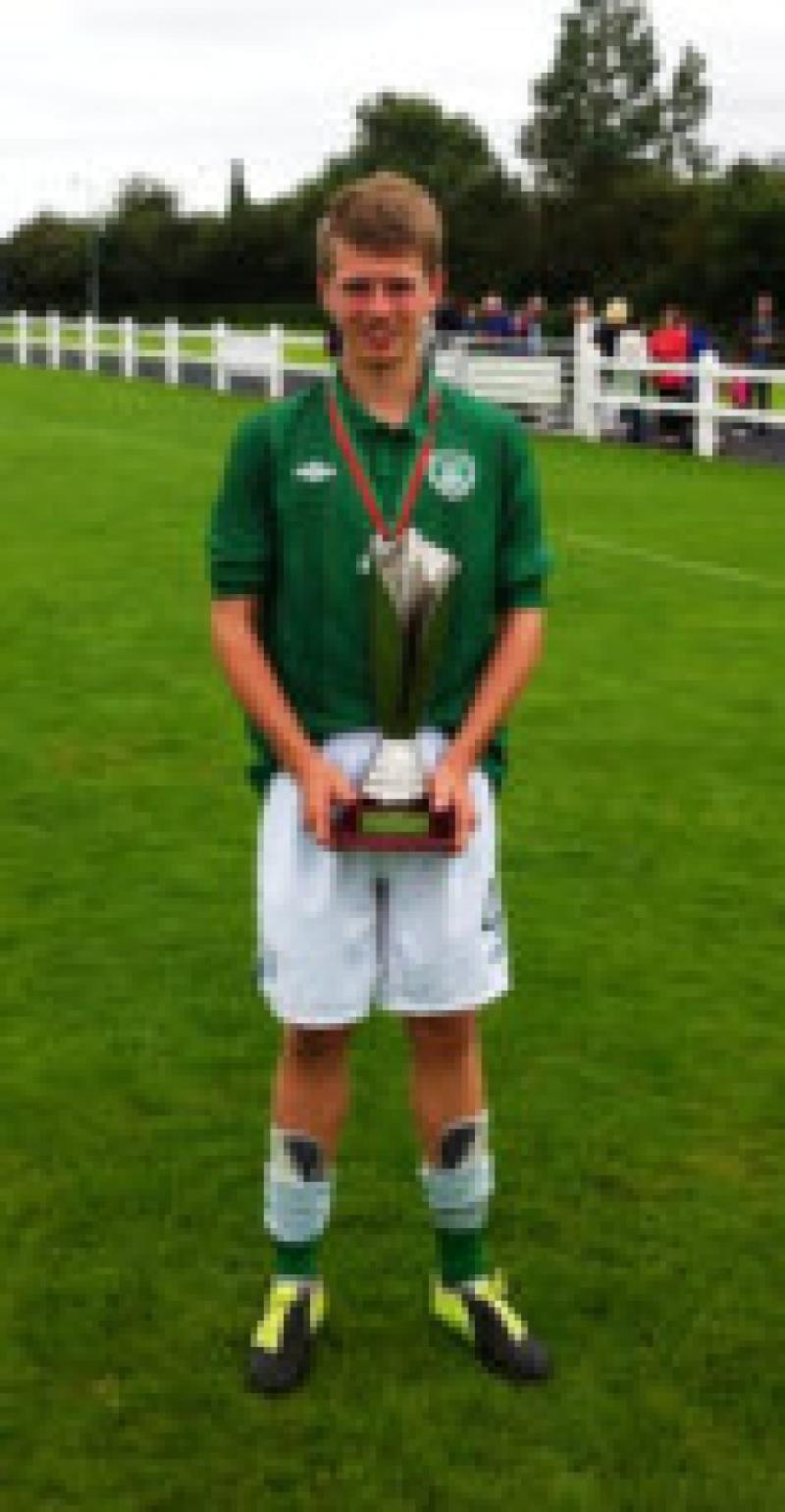 Kilkenny's Owen McCormack with the Mayo International Cup