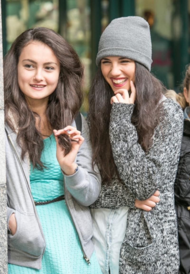 Make-up madness at the Market Cross 