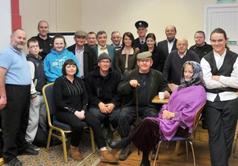 The crew and cast of the Duiske Players production of The Field by John B. Keane. Picture: Michael Brophy.