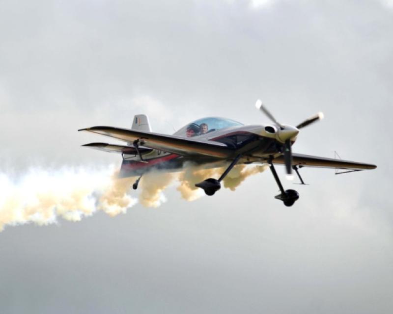 An impressive fly pass at Kilkenny Airport 50th Annivserary Celebrations. Picture: Michael Brophy.