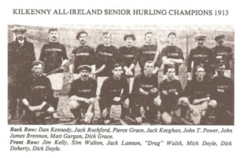 The Kilkenny team of 193 which completed the county's first All-Ireland three in-a-row.