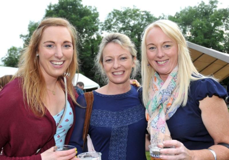 At Ballykeeffe Amphitheatre for Mundy were, from left, Jean Orr, Lakeside; Susan Murphy and Alice McGarry, Troyswood. Picture: Michael Brophy.