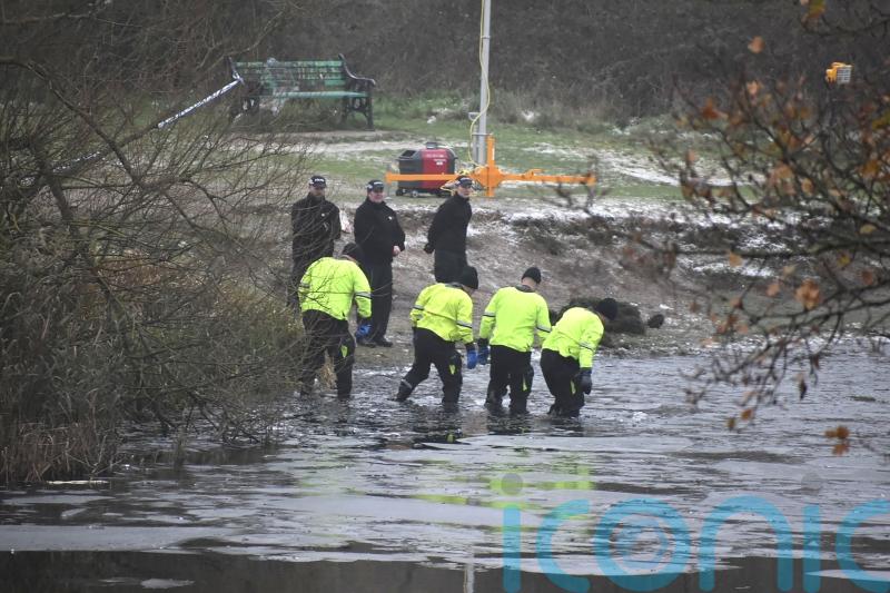 Three children dead after falling into icy lake in the UK