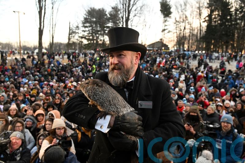 Punxsutawney Phil predicts six more weeks of winter for third year in a row