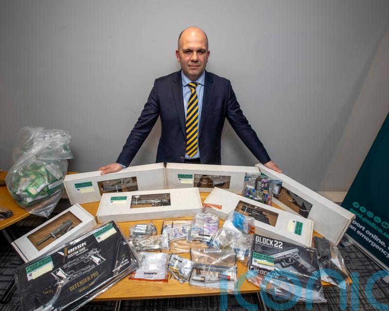 Guns and swords seized in operation targeting organised crime gang in Ireland