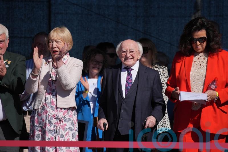 ‘I can’t run quite like I did’: President Higgins gives health update