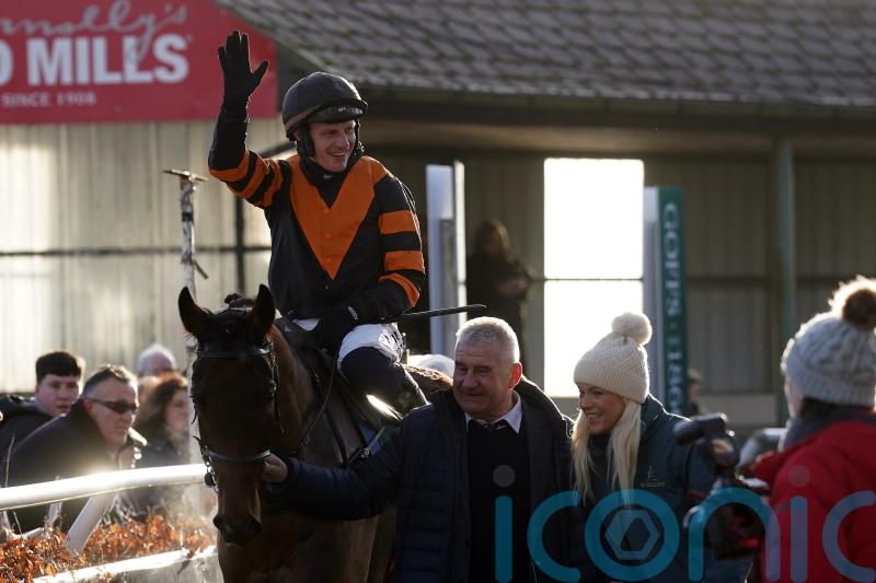 Nick Rockett proves an emotional winner of the Goffs Thyestes Chase in Gowran Park, Kilkenny