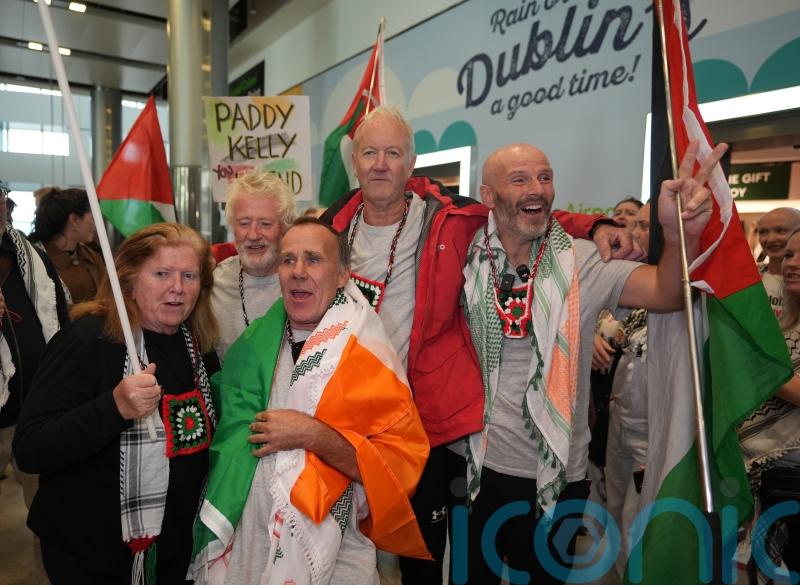 Irish activists arrive home after Israeli detention