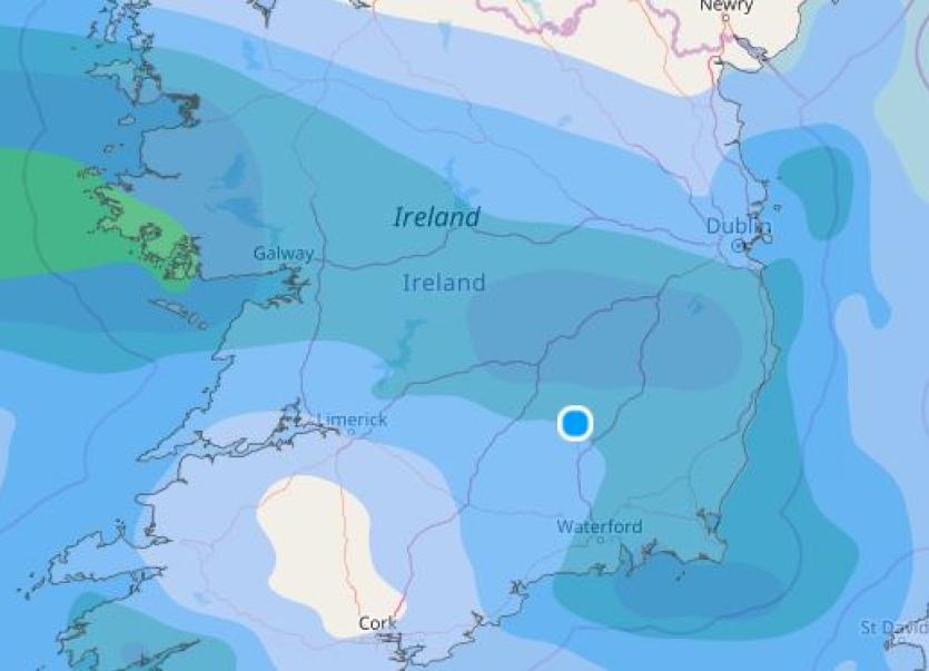 Kilkenny Weather Rainy spells expected throughout the day and into