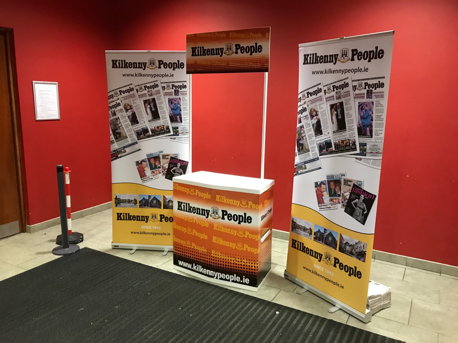 Kilkenny People stand at the Motor Show