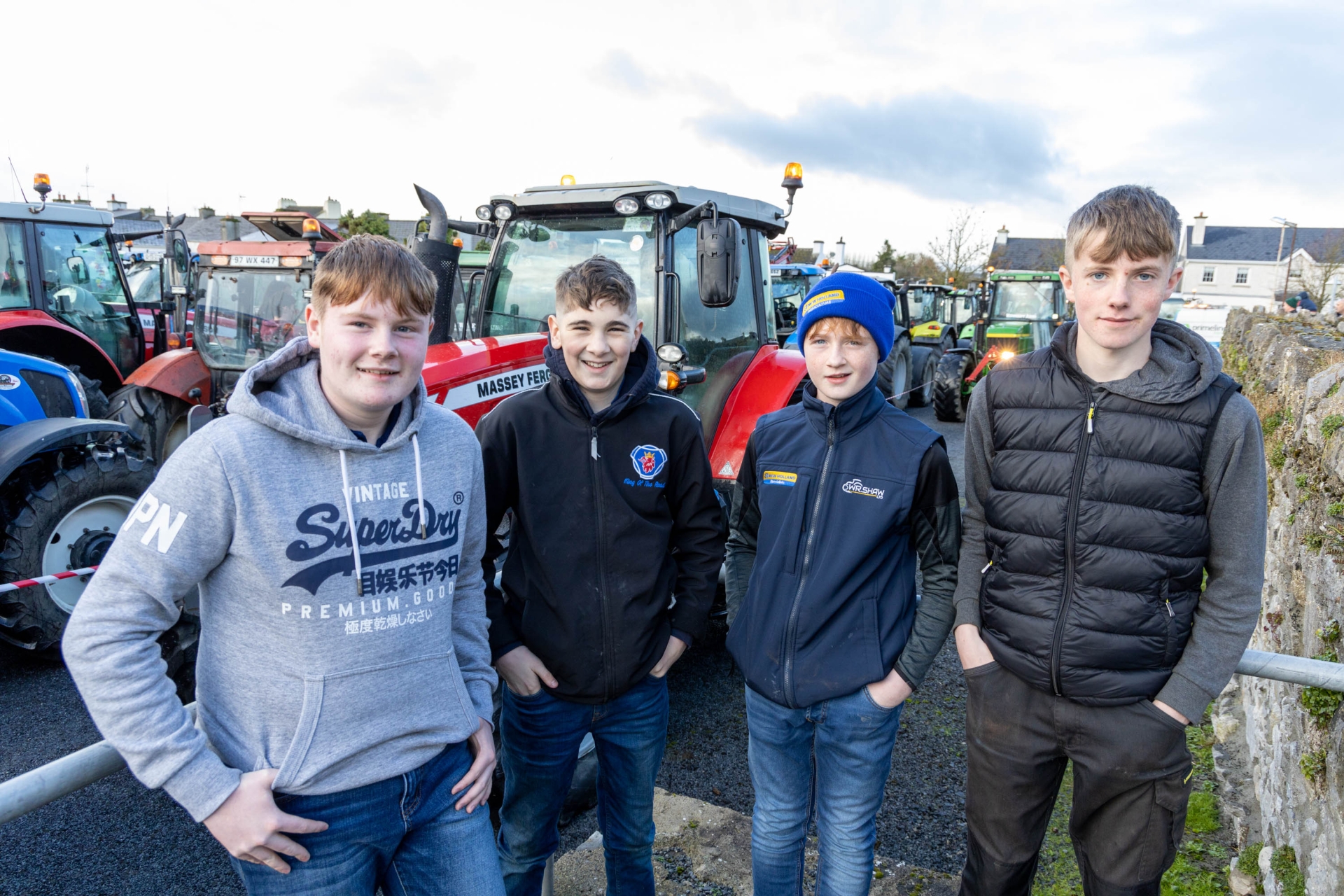 Pictures Truckers and tractors raise funs with run through North