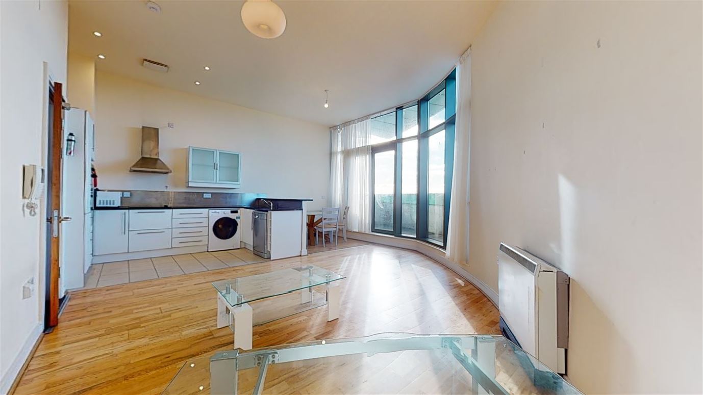 Enjoy panoramic views of Kilkenny from this spacious city apartment